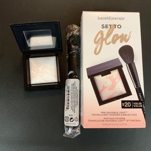 Bare Minerals mini invisible light powder and brush duo